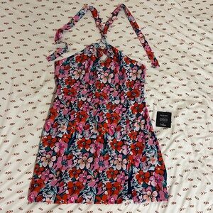 Lulu’s Floral Halter Dress